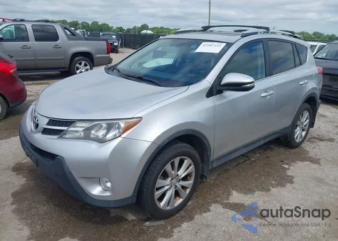 2014 Toyota Rav4 Limited из США, поврежденный, VIN 2T3DFREVXEW168028